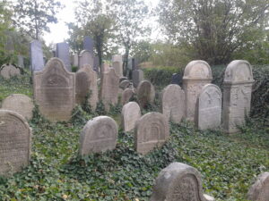 Náhrobky na radenínském hřbitově. Foto Karel Vošta